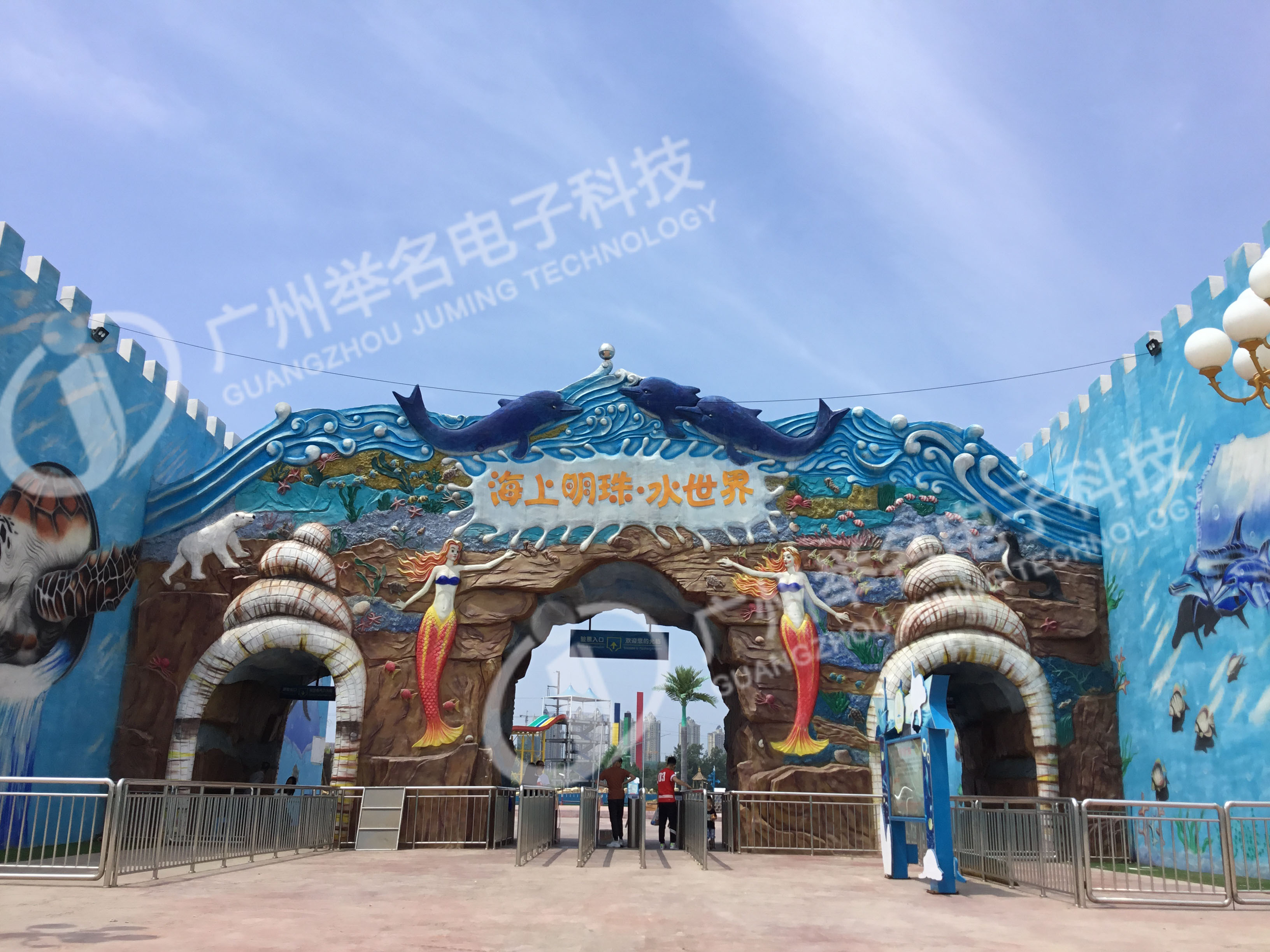 潍坊海上明珠乐园位于潍城区卧龙西街3888号(奥体中心北临),乐园占地